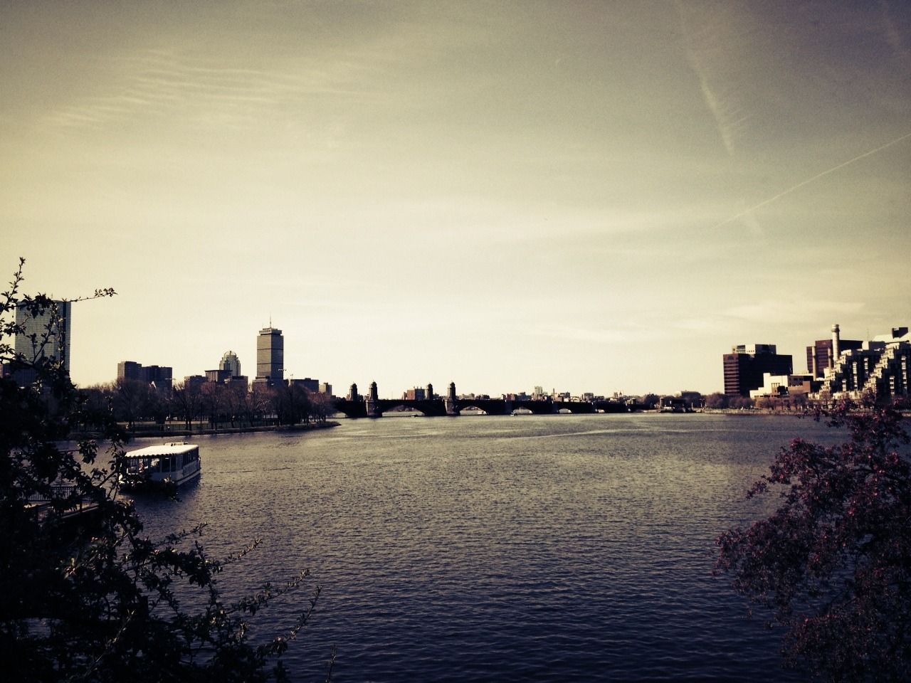 Charles River from the Museum of Science